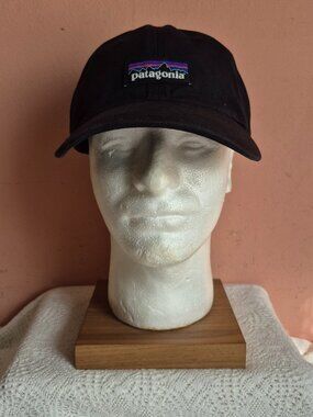 Patagonia Men's Strapback Black Adjustable Netplus Hat Baseball Cap